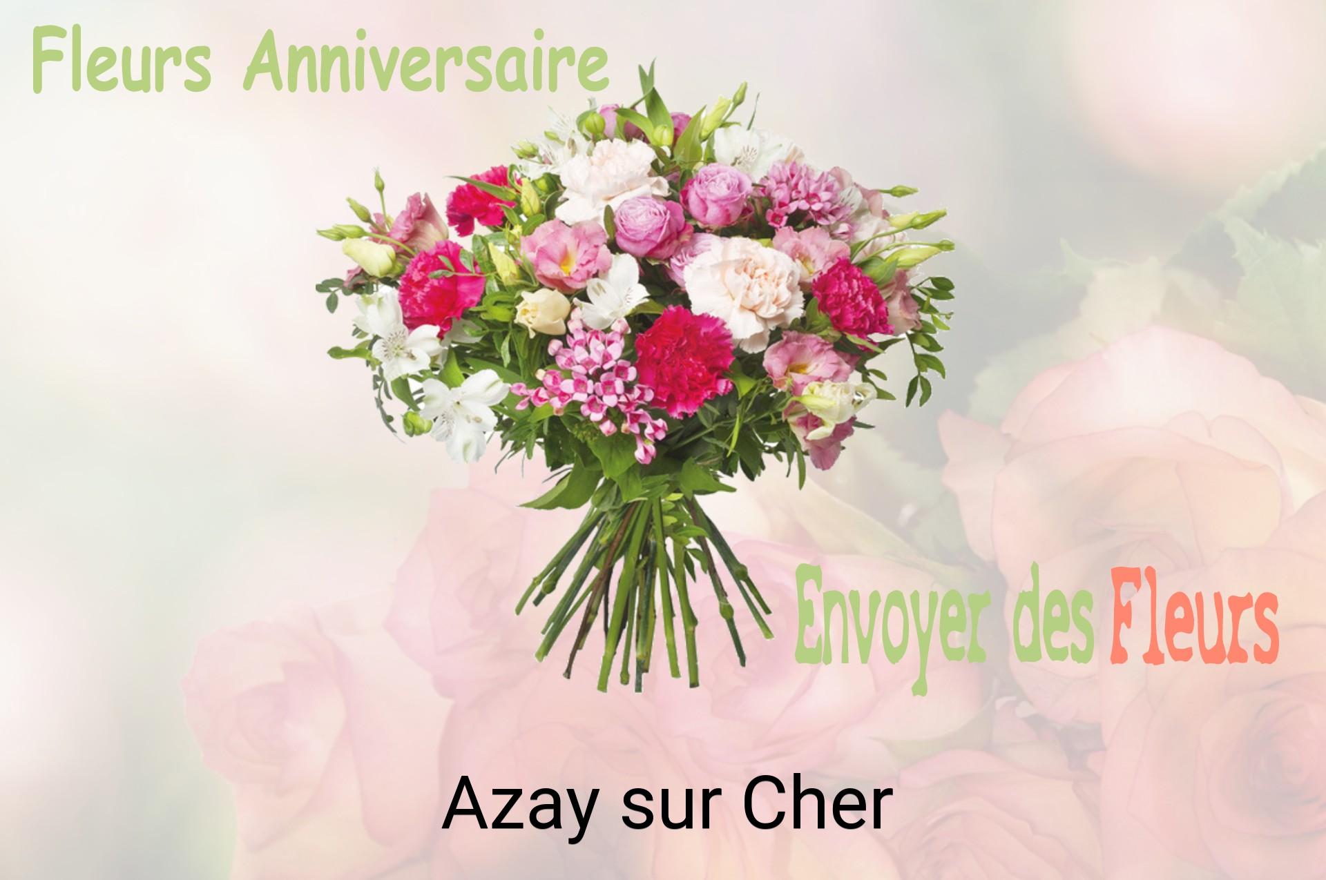 Bouquet de fleurs d’anniversaire livré à Azay-sur-Cher